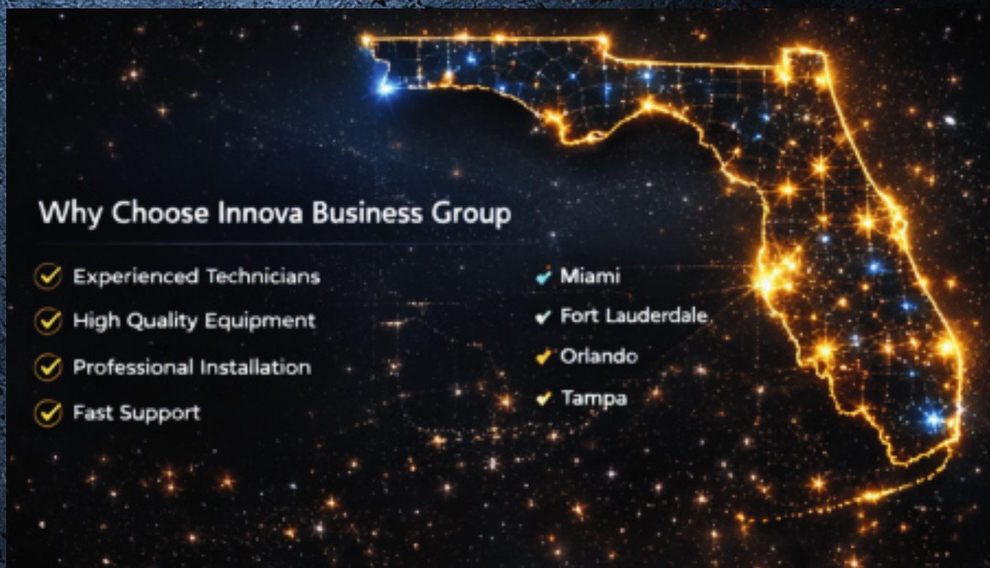 Innova Business Group service coverage across Florida